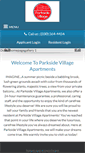 Mobile Screenshot of parksidevillage-apartments.com