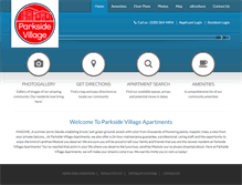 Tablet Screenshot of parksidevillage-apartments.com